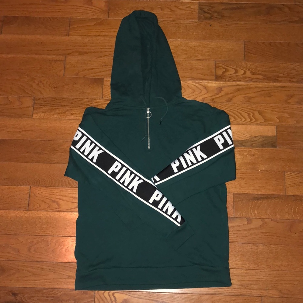 PINK Victoria’s Secret Campus Half Zip Pullover
